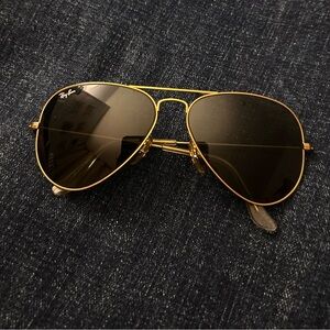 Ray-Ban Classic Gold Frame Sunglasses